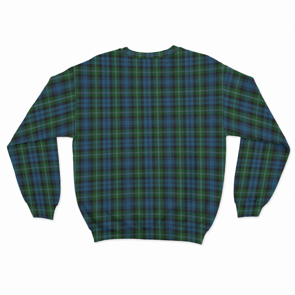 Lyon Tartan Sweatshirt with Family Crest - Tartan Vibes Clothing