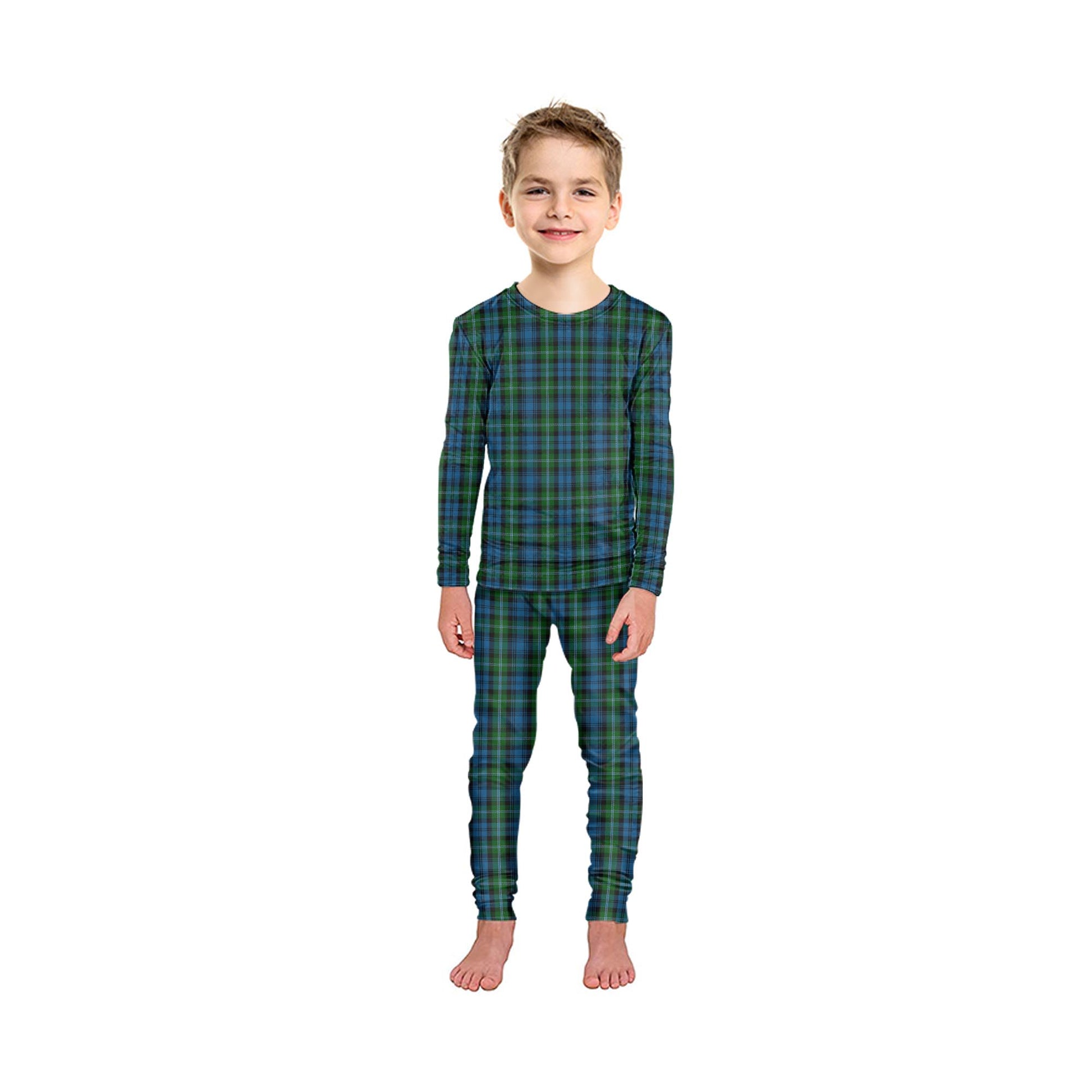 Lyon Tartan Pajamas Family Set - Tartan Vibes Clothing