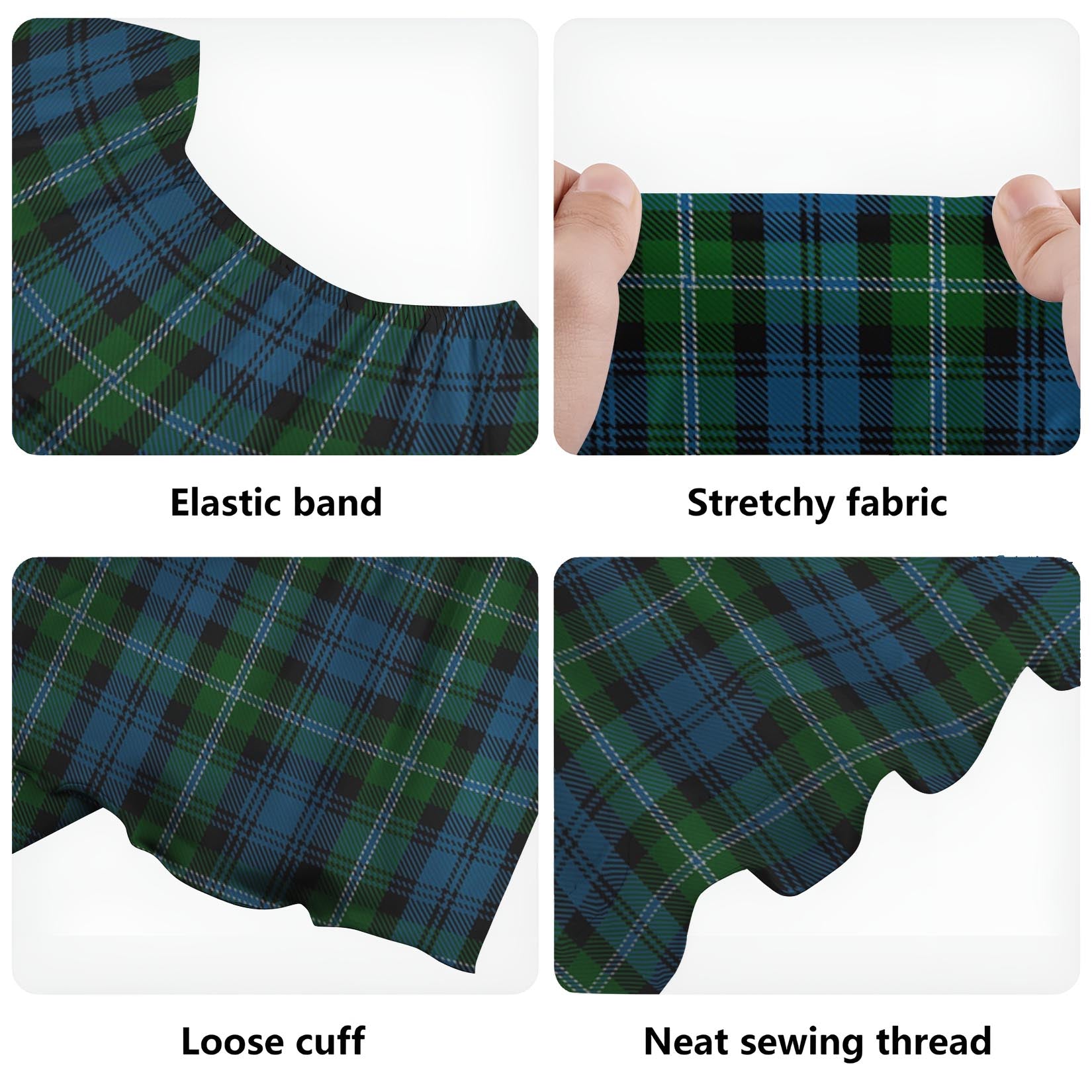 Lyon Tartan Off Shoulder Long Dress - Tartan Vibes Clothing
