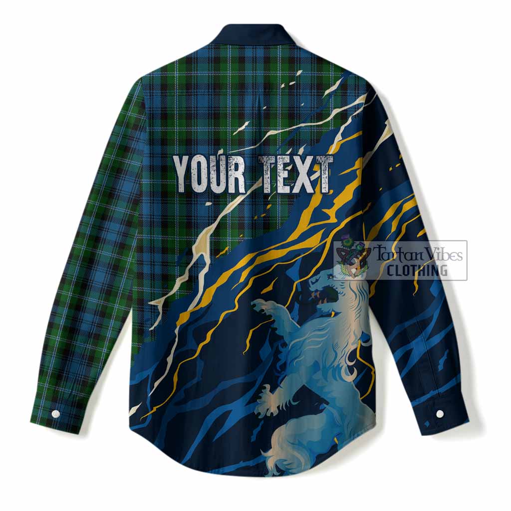 Lyon Scotland Tartan Women Casual Shirt WC2026 Football - We'll Be Coming