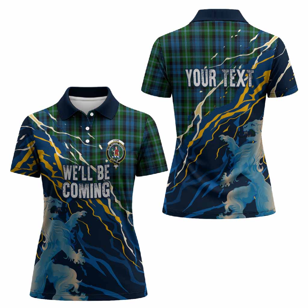 Lyon Scotland Tartan Women Polo Shirt WC2026 Football - We'll Be Coming
