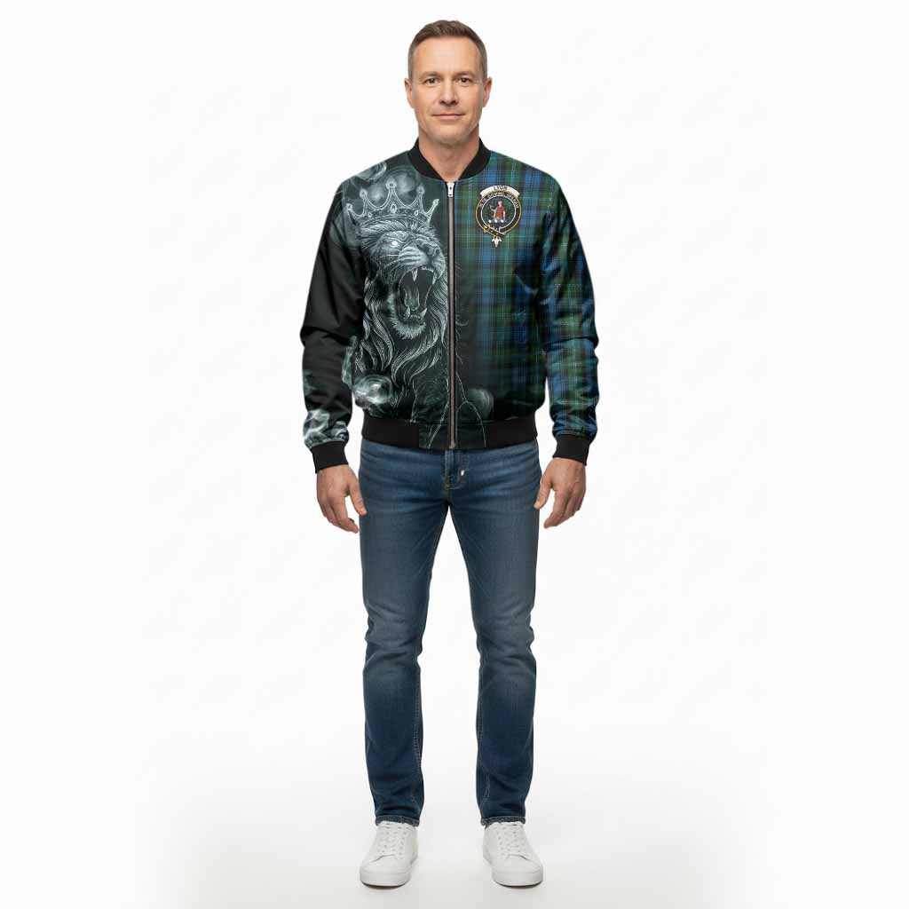 Lyon Tartan Bomber Jacket Roaring Lion Heritage