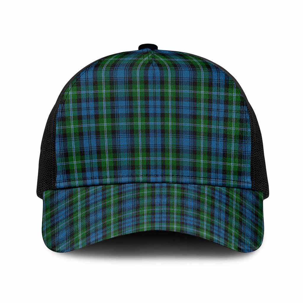 Lyon Tartan Mesh Trucker Cap One Size (Adjustable) Black - Tartan Vibes Clothing