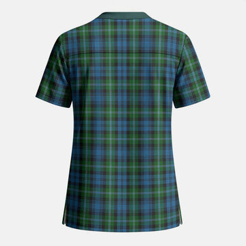 Lyon Tartan Scrub Top - Tartan Vibes Clothing