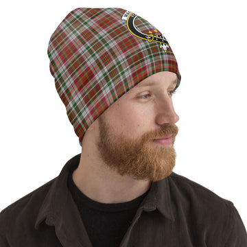 MacAlister Dress Tartan Beanies Hat with Family Crest
