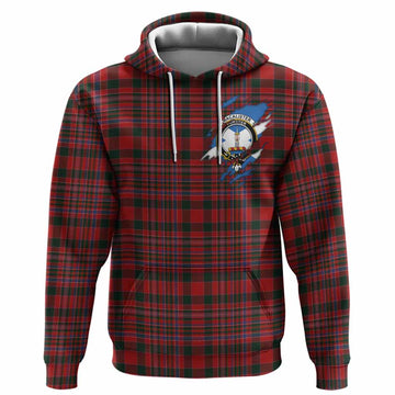 MacAlister (McAlister) Clan Crest In Me Tartan Hoodie Scotland Flag Style