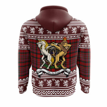 MacAlister (McAlister) Clan Tartan Crest Christmas Hoodie Coat of Arms Funny Style
