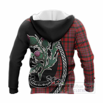 MacAlister (McAlister) Family Crest Tartan Knitted Hoodie Alba Thistle Inspired