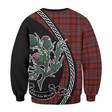 MacAlister (McAlister) Family Crest Tartan Sweatshirt Alba Thistle Inspired