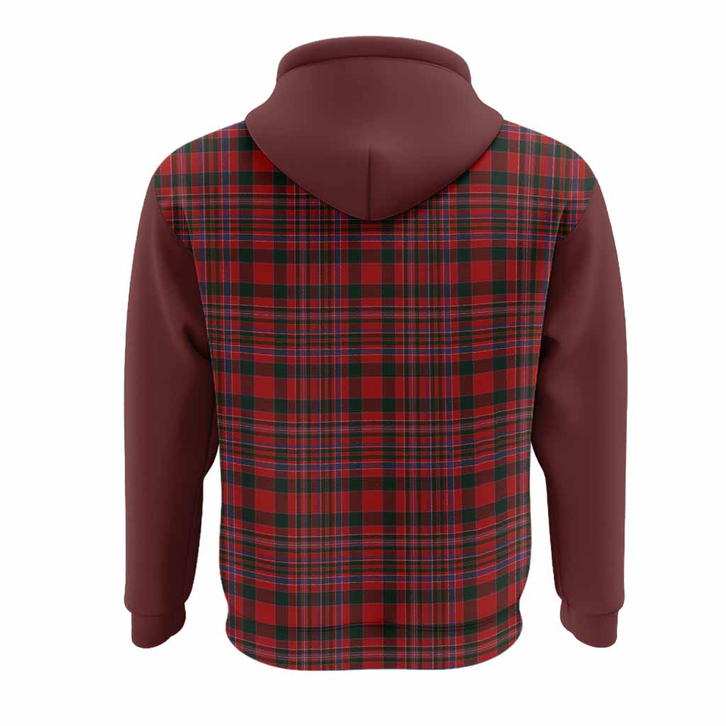 MacAlister (McAlister) Tartan Accent Hoodie with Family Crest