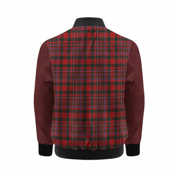 MacAlister (McAlister) Tartan Accent Kid Bomber Jacket with Family Crest