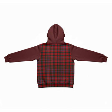 MacAlister (McAlister) Tartan Accent Kid Hoodie with Family Crest