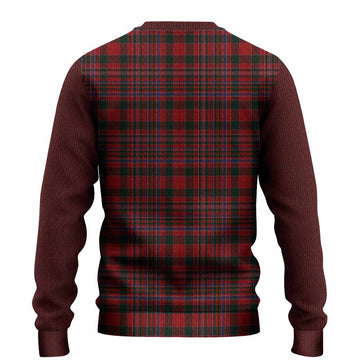 MacAlister (McAlister) Tartan Accent Knitted Sweater with Family Crest