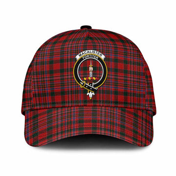 MacAlister (McAlister) Tartan Classic Cap with Family Crest