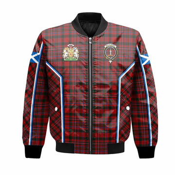 MacAlister (McAlister) Tartan Crest Bomber Jacket Scotland Coat of Arm Flag Style