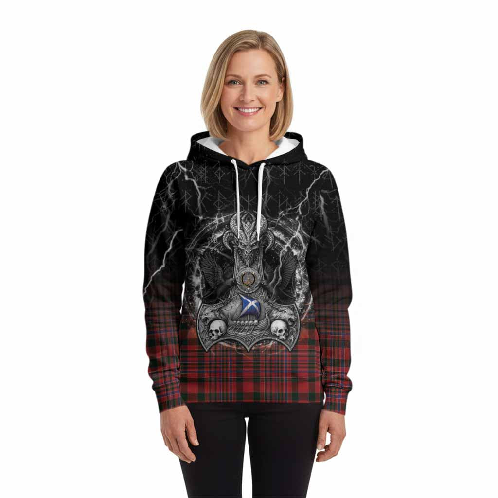 MacAlister (McAlister) Tartan Crest Hoodie Celtic Odin's Raven Legacy