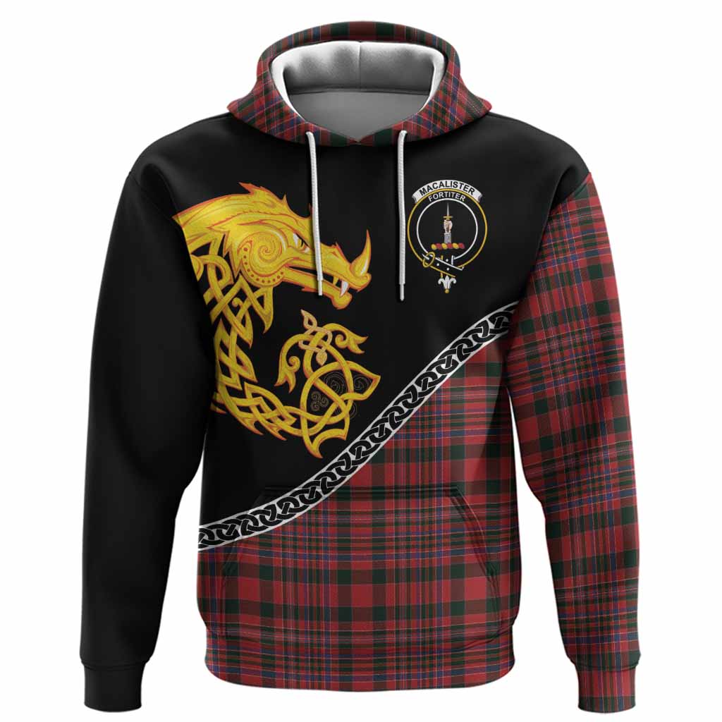 MacAlister (McAlister) Tartan Crest Hoodie Legendary Dragon Knot Half Style