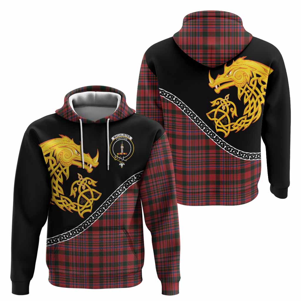 MacAlister (McAlister) Tartan Crest Hoodie Legendary Dragon Knot Half Style