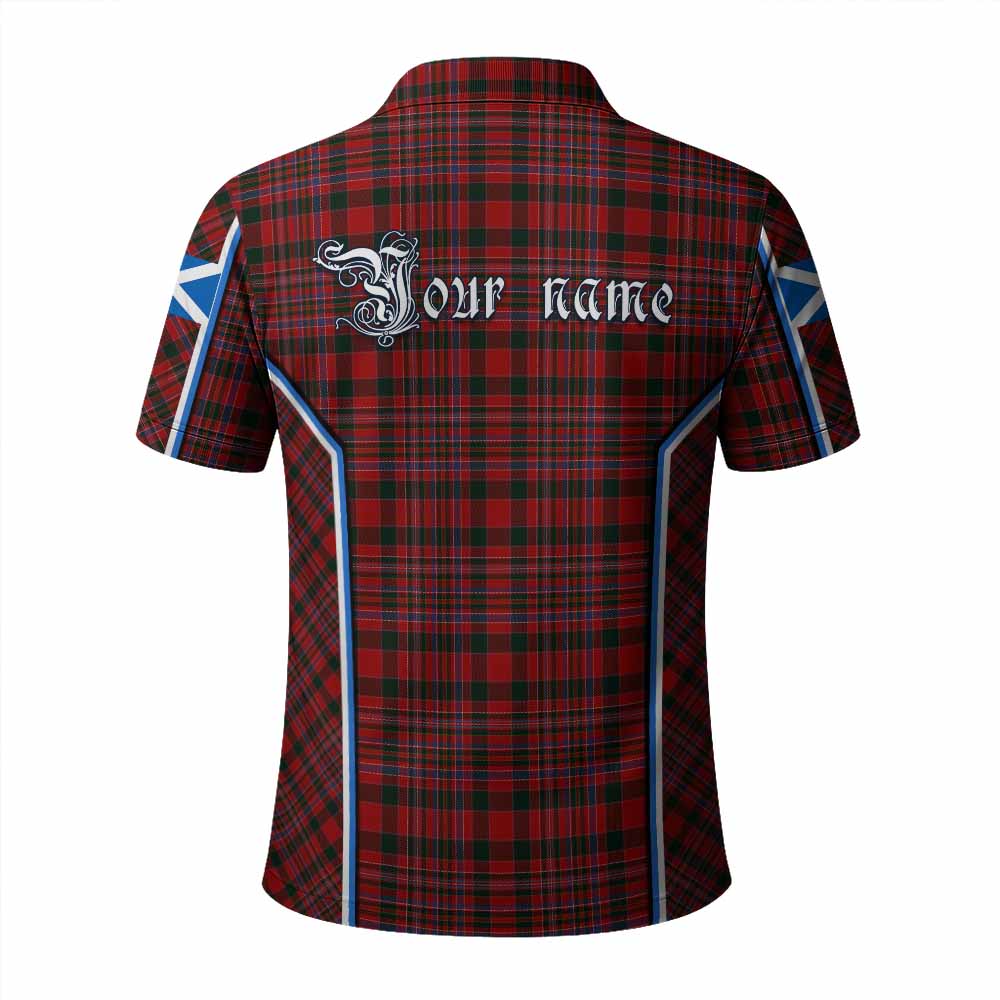 MacAlister (McAlister) Tartan Crest Polo Shirt Scotland Coat of Arm Flag Style - Tartan Vibes Clothing