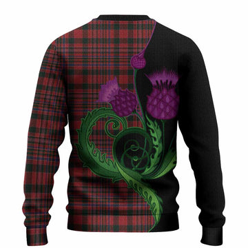 MacAlister (McAlister) Tartan Knitted Sweater Traditional Scottish Thistle