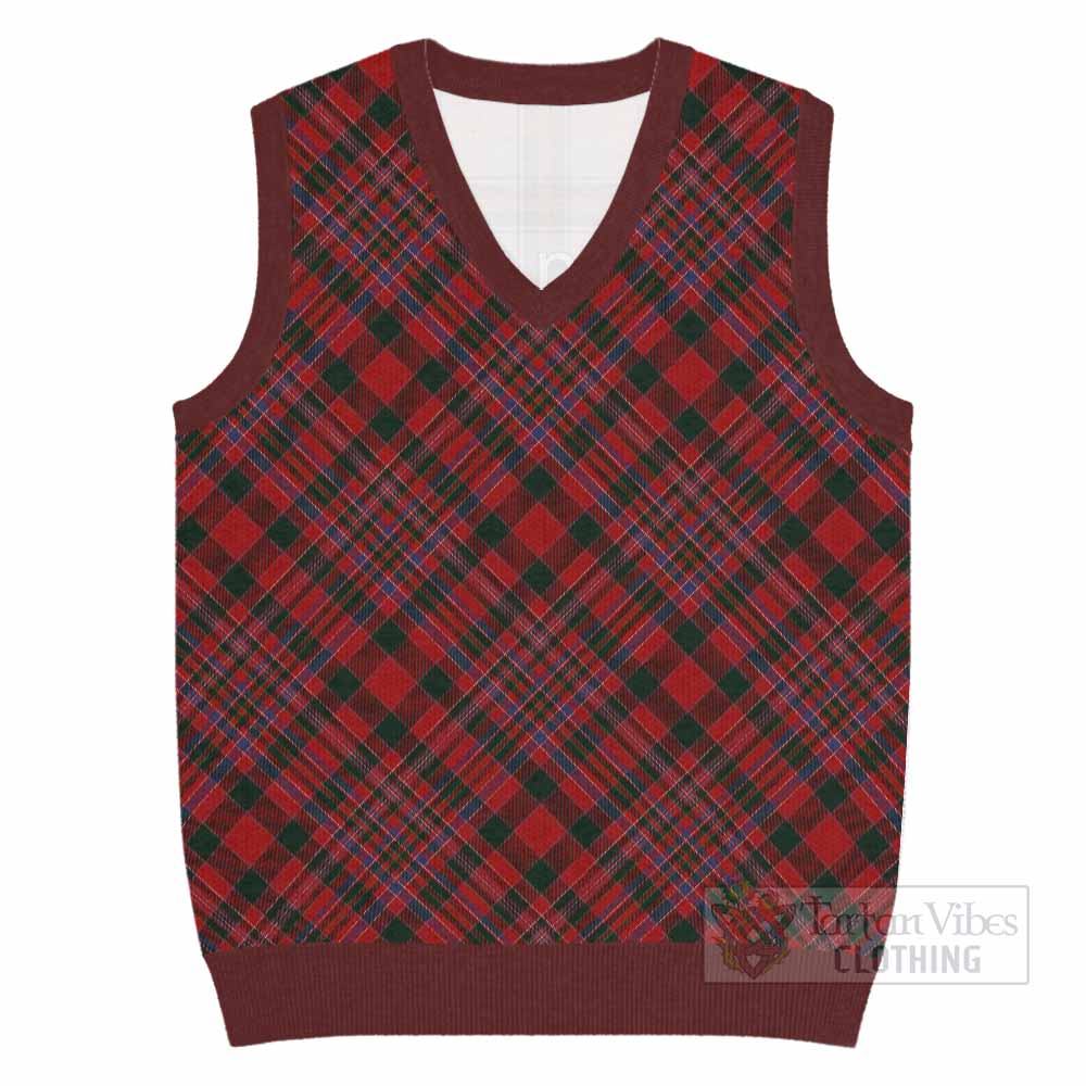 MacAlister (McAlister) Tartan  Knitted V-Neck Vest Cross Style