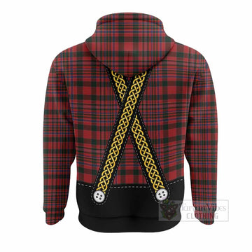 MacAlister (McAlister) Tartan Lederhosen Costume Hoodie Scotland Celtic Knot Motif