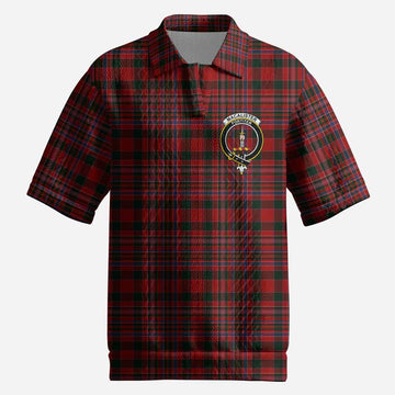 MacAlister (McAlister) Tartan Men’s Polo Sweater Top with Family Crest