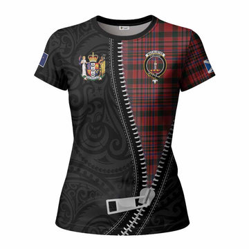 MacAlister (McAlister) Tartan Women T shirt New Zealand Pattern Unique Zipper Stylized