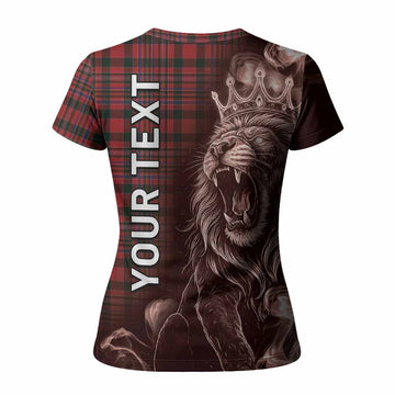 MacAlister (McAlister) Tartan Women T shirt Roaring Lion Heritage