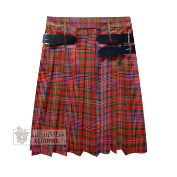 MacAlister Modern Tartan Men's Pleated Skirt - Fashion Casual Retro Scottish Kilt Style