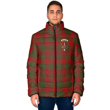 MacAlister of Glenbarr Tartan Padded Jacket with Family Crest