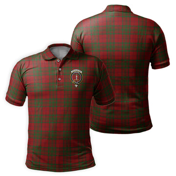 MacAlister of Glenbarr Tartan Men's Polo Shirt with Family Crest