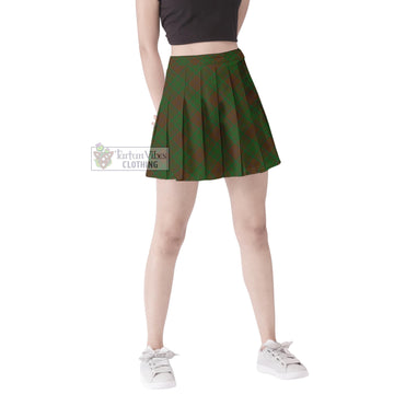 MacAlister of Glenbarr Hunting Tartan Women's Plated Mini Skirt