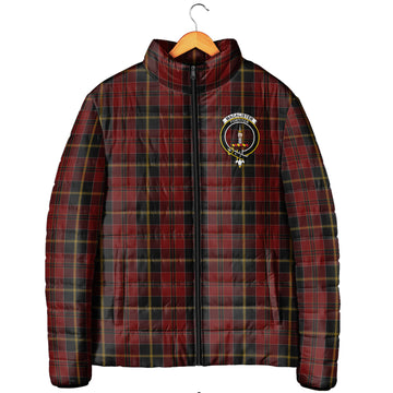 MacAlister of Skye Tartan Padded Jacket with Family Crest
