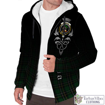 MacAlpine (MacAlpin) Tartan Sherpa Hoodie Featuring Alba Gu Brath Family Crest Celtic Inspired