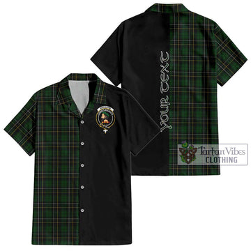 MacAlpine (MacAlpin) Tartan Hawaiian Shirt with Family Crest and Half Of Me Style