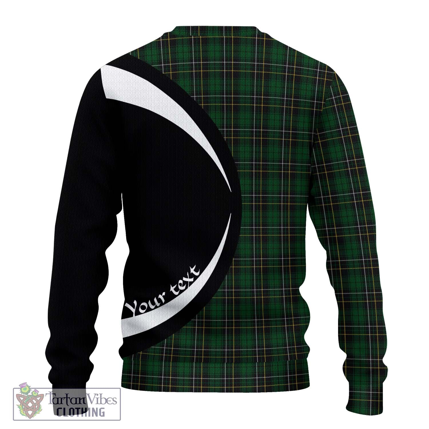 MacAlpine (MacAlpin) Tartan Knitted Sweater with Family Crest Circle Style - Tartan Vibes Clothing