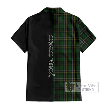 MacAlpine (MacAlpin) Tartan Hawaiian Shirt with Family Crest and Half Of Me Style