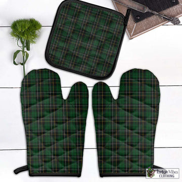 MacAlpine (MacAlpin) Tartan Combo Oven Mitt & Pot-Holder Combo 1 Oven Mitt & 1 Pot-Holder Black - Tartan Vibes Clothing