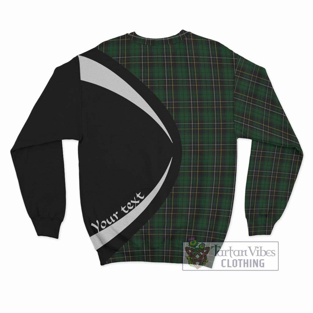 MacAlpine (MacAlpin) Tartan Sweatshirt with Family Crest Circle Style - Tartan Vibes Clothing