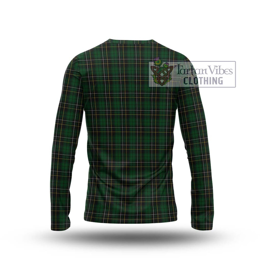 MacAlpine (MacAlpin) Tartan Long Sleeve T-Shirt with Family Crest DNA In Me Style - Tartanvibesclothing Shop