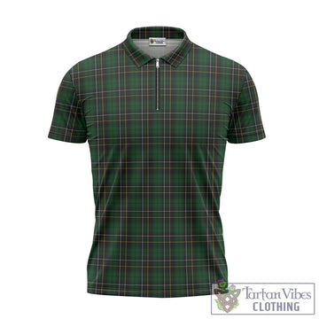 MacAlpine (MacAlpin) Tartan Zipper Polo Shirt