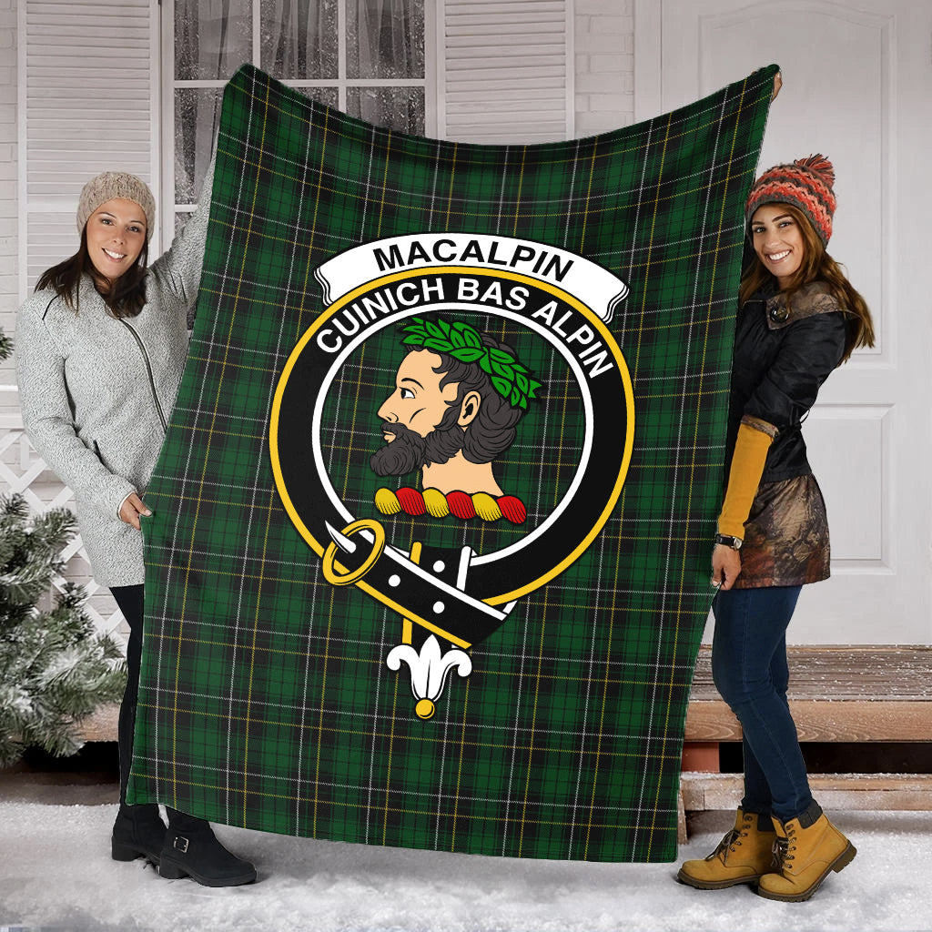 macalpin-tartab-blanket-with-family-crest