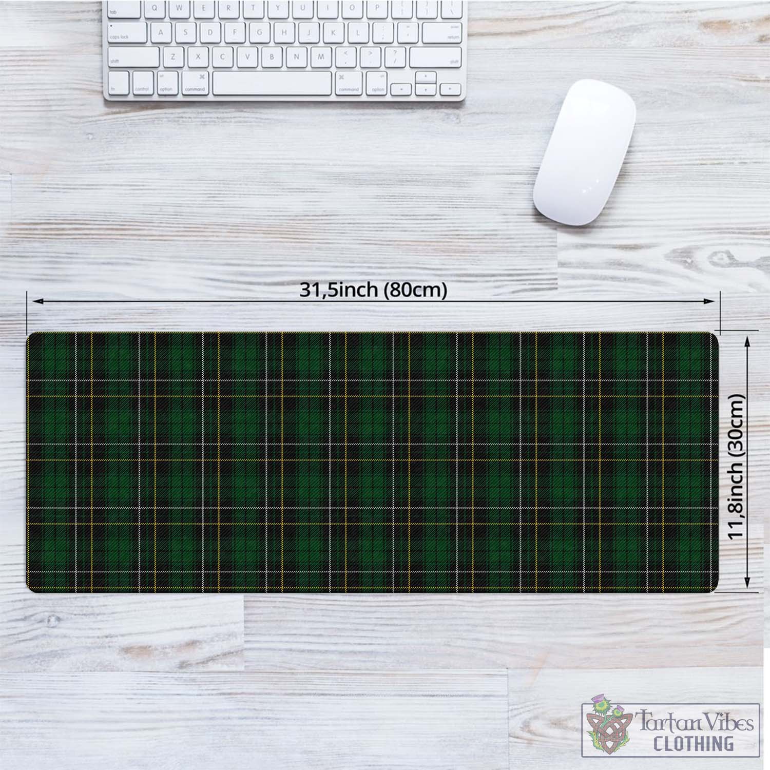 Tartan Vibes Clothing MacAlpin Tartan Mouse Pad