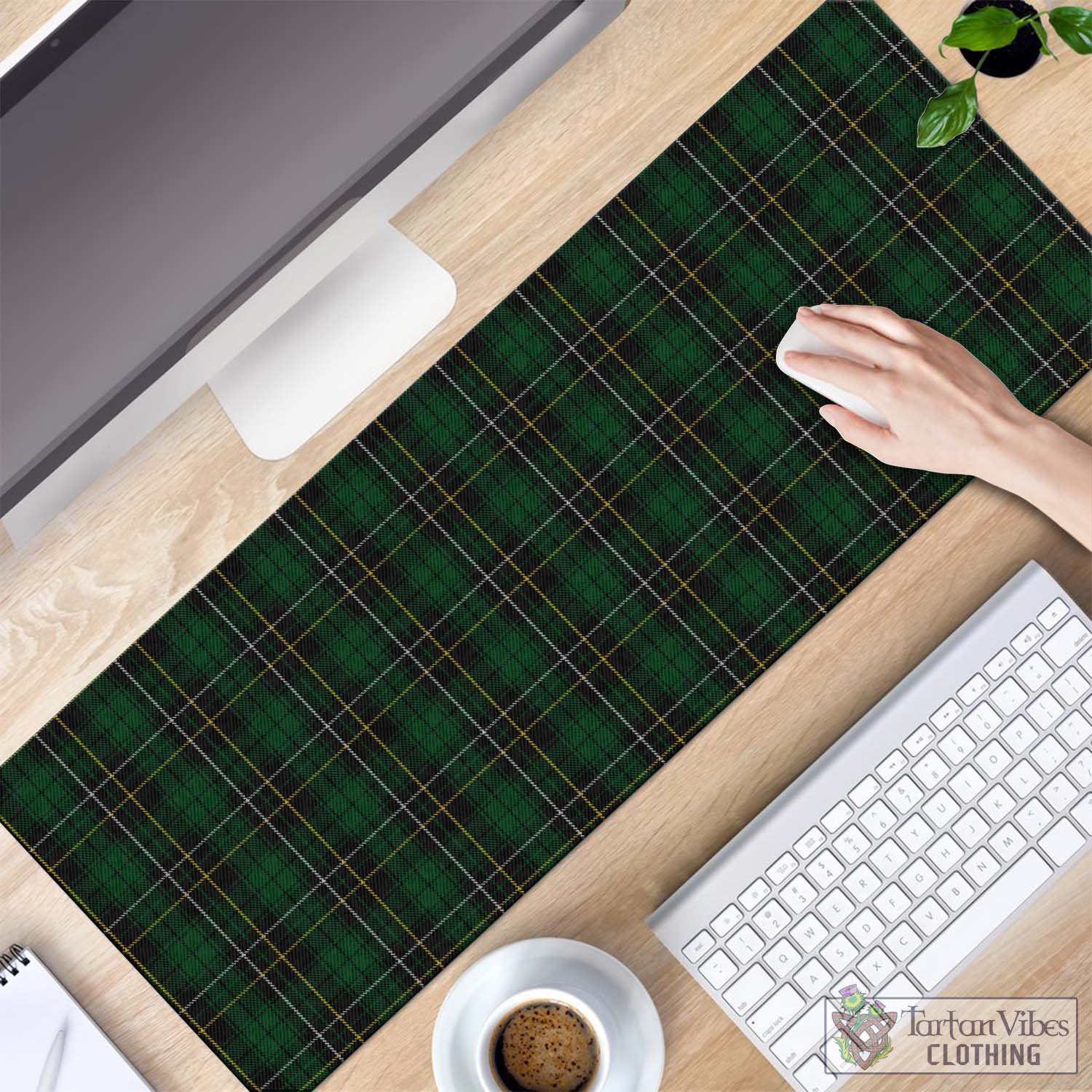 Tartan Vibes Clothing MacAlpin Tartan Mouse Pad