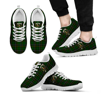 MacAlpin Modern Tartan Sneakers with Family Crest