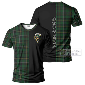 MacAlpine Tartan T-Shirt with Family Crest and Half Of Me Style