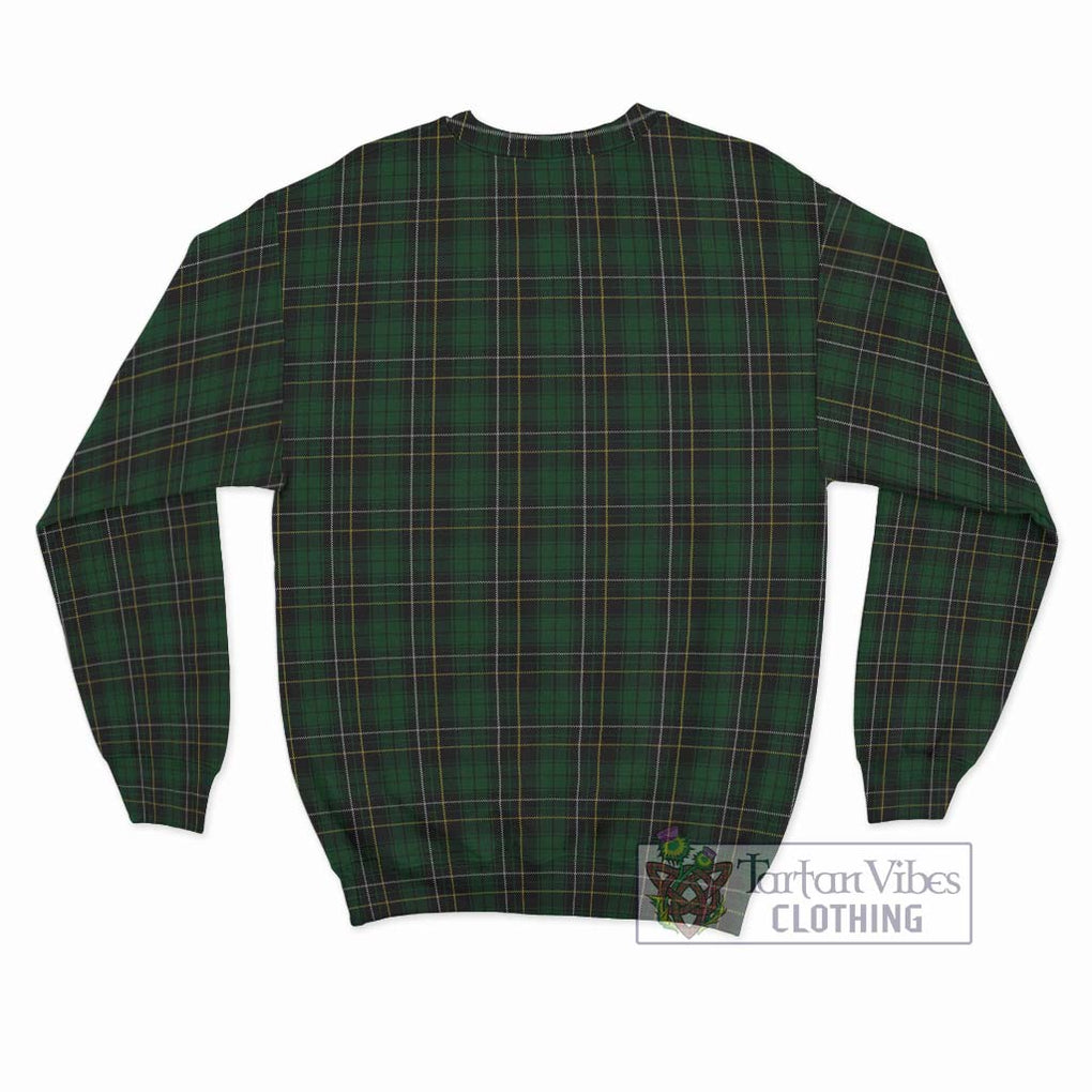 MacAlpine Tartan Sweatshirt with Family Crest DNA In Me Style - Tartan Vibes Clothing