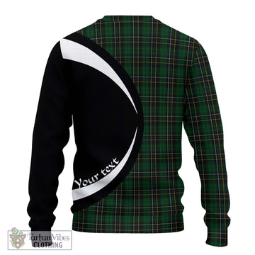 MacAlpine Tartan Ugly Sweater with Family Crest Circle Style