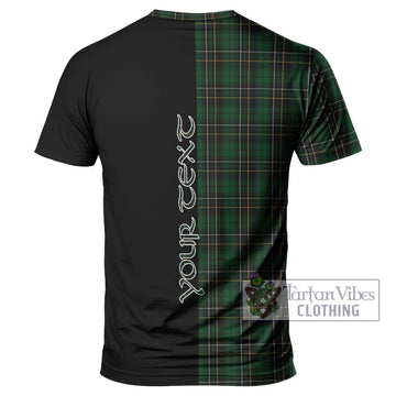 MacAlpine Tartan T-Shirt with Family Crest and Half Of Me Style